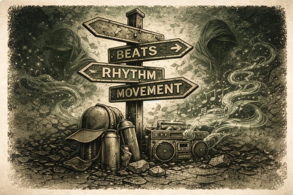 dance hip movement representing survival and street culture by Randomly Something