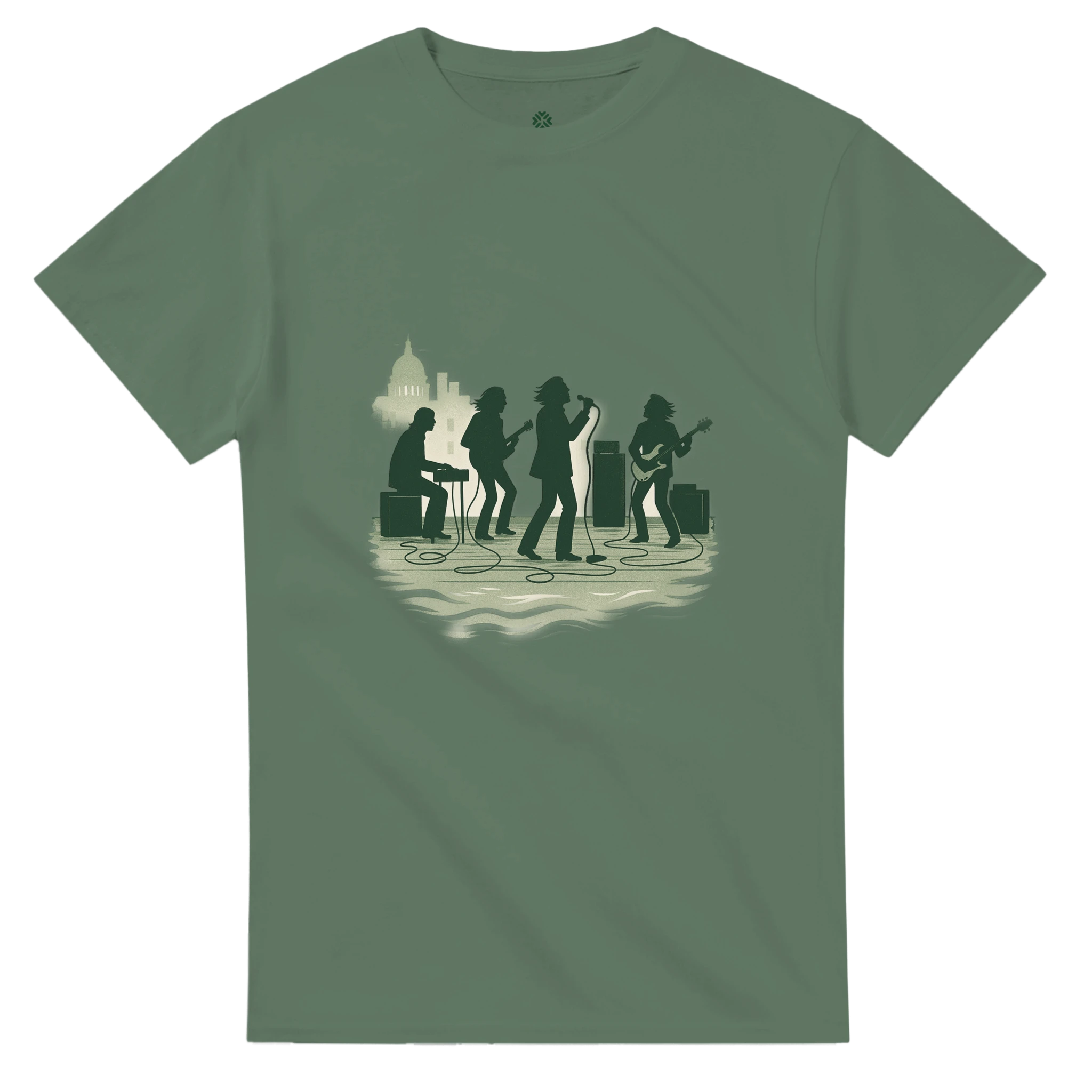 The Beatles Rooftop Jam Tee by Randomly Something