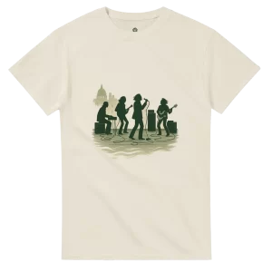 The Beatles Rooftop Jam Tee by Randomly Something