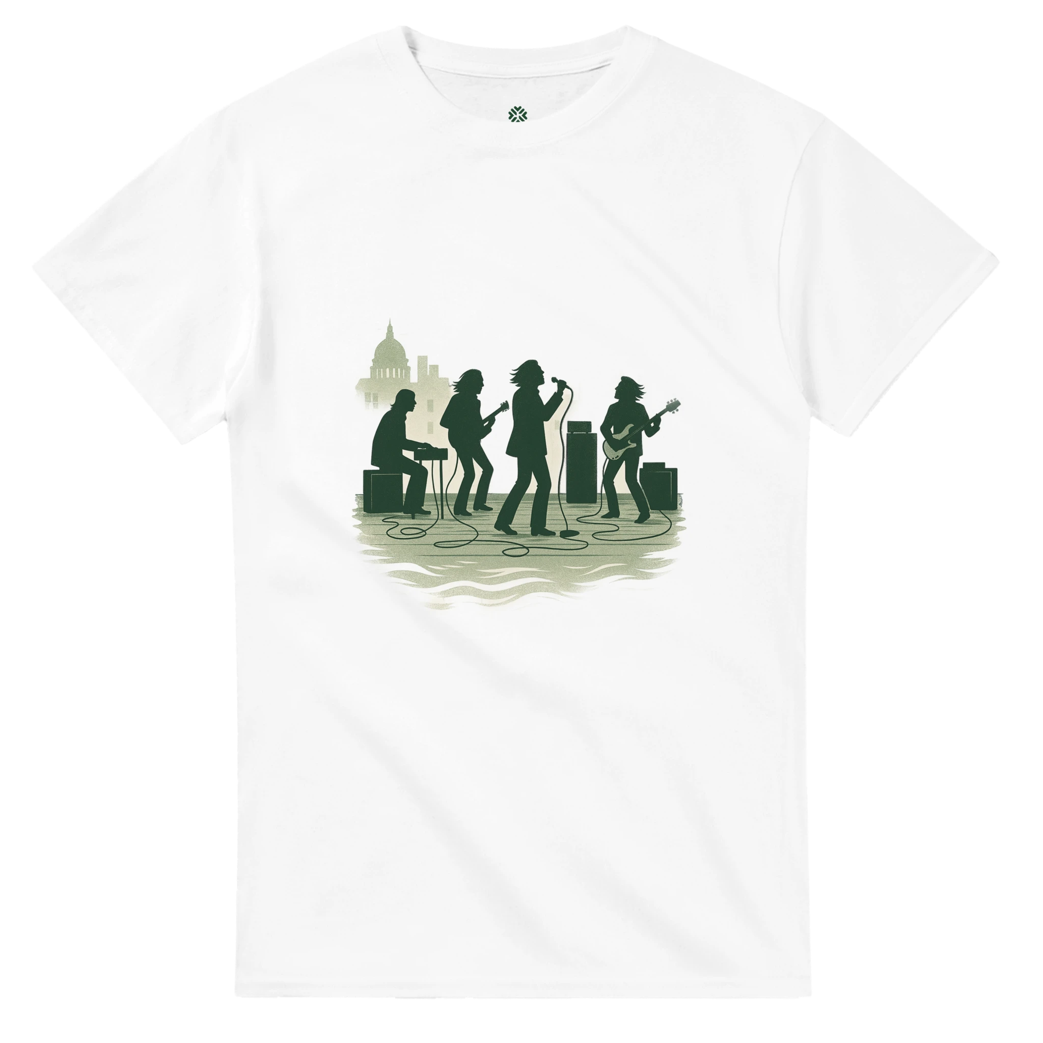 The Beatles Rooftop Jam Tee by Randomly Something
